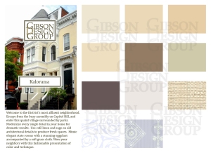 Kalorama Paint Palette from Gibson Design Group